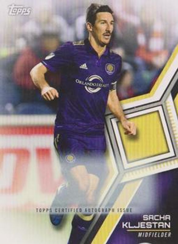 2018 Topps MLS #103 Non Autographed Certified Autographs