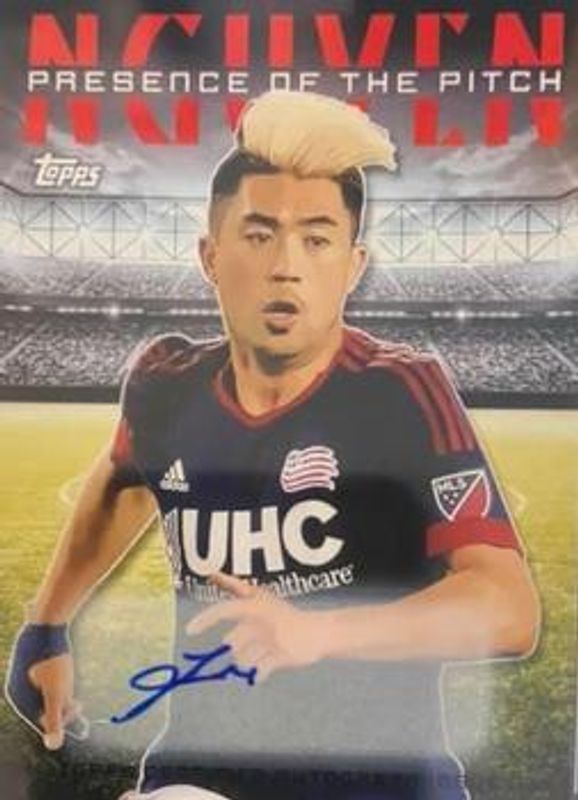 2016 Topps MLS #PP-LN Presence of the Pitch Autographs Black /1
