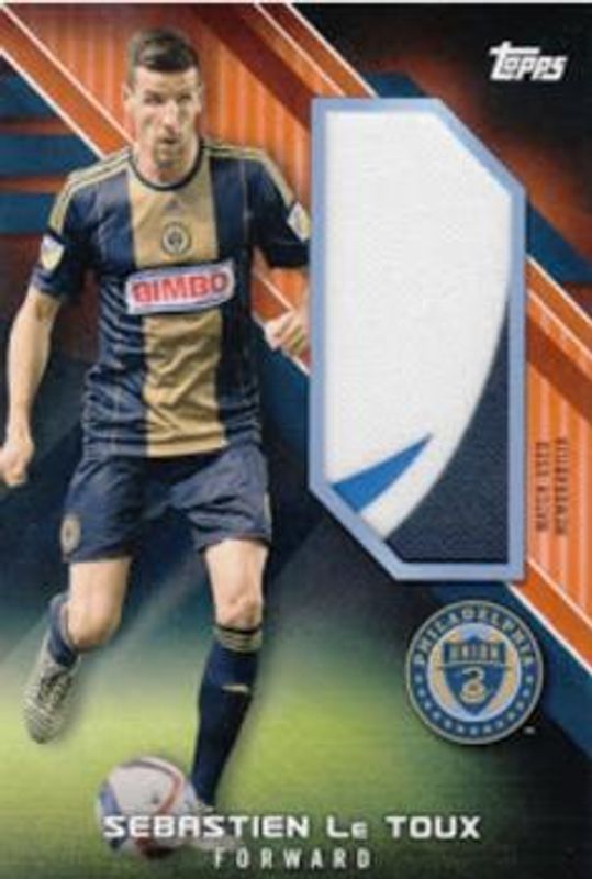 2016 Topps MLS #JR-SLT Jumbo Relics Orange /25