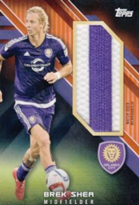2016 Topps MLS #JR-BS Jumbo Relics Orange /25