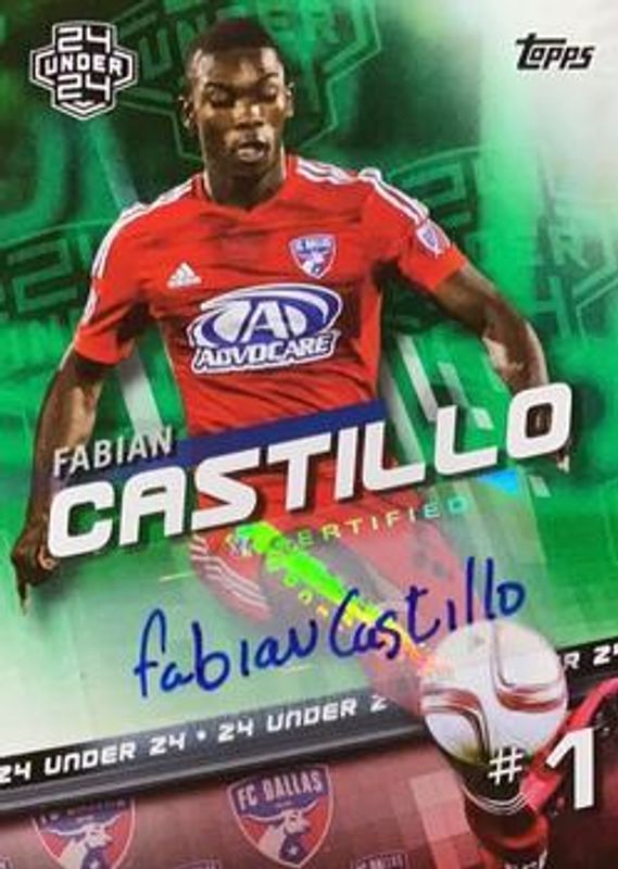 2016 Topps MLS #157 Autographs Green /50