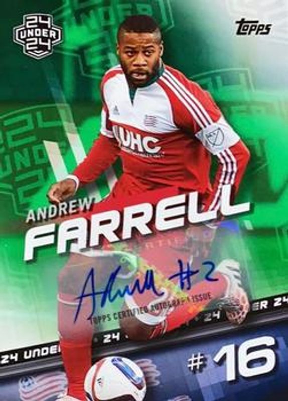 2016 Topps MLS #172 Autographs Green /50