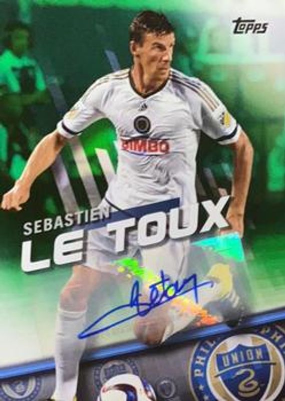 2016 Topps MLS #83 Autographs Green /50