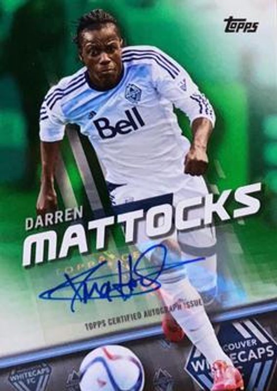 2016 Topps MLS #7 Autographs Green /50
