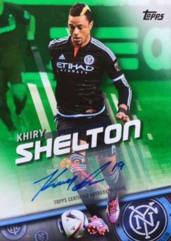 2016 Topps MLS #16 Autographs Green /50
