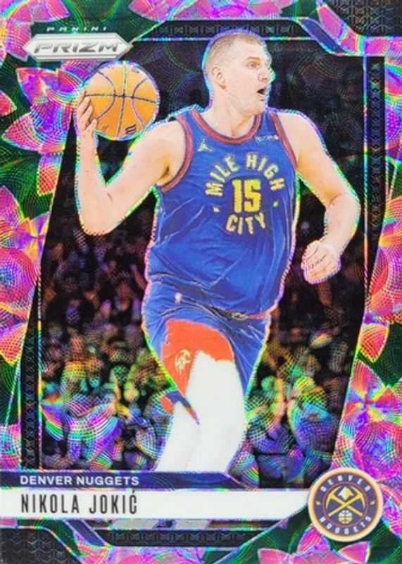 Nikola Jokic 2024 Prizm #129 Lotus Flower /18 RAW