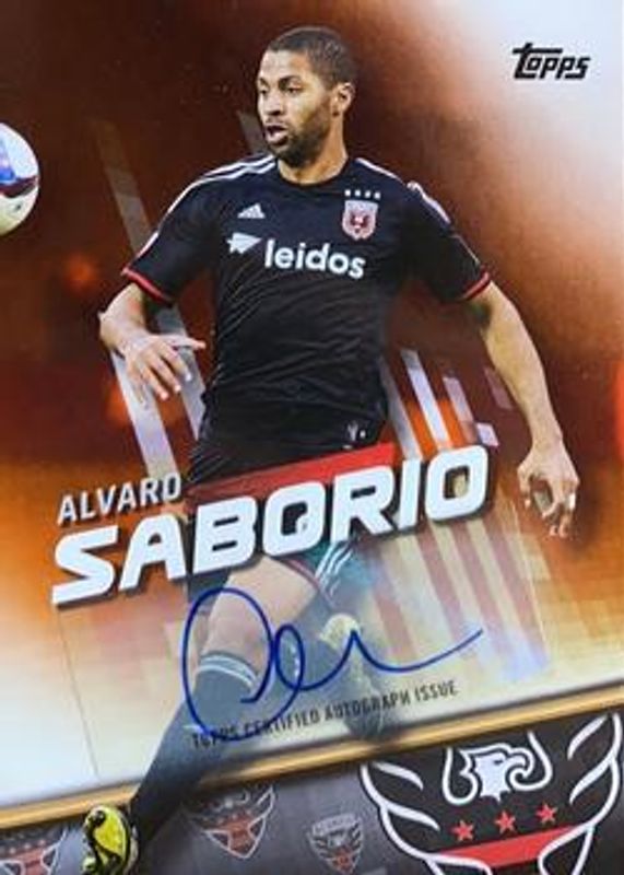 2016 Topps MLS #66 Autographs Orange /25