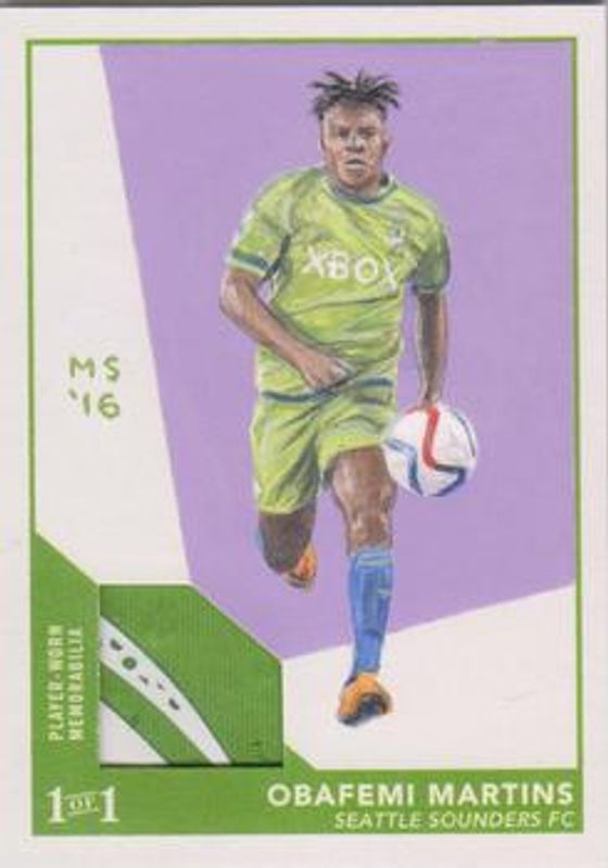2016 Topps MLS #SPR-OM Sketch Patches /1