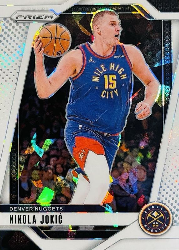 Nikola Jokic 2024 Prizm #129 White Ice /35 RAW