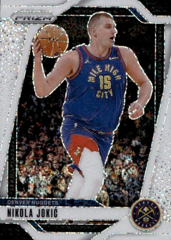 Nikola Jokic 2024 Prizm #129 White Sparkle /(SSP) RAW