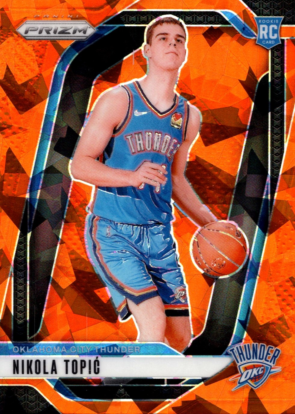 Nikola Topic 2024 Prizm #230 Orange Ice Price Guide - Sports Card
