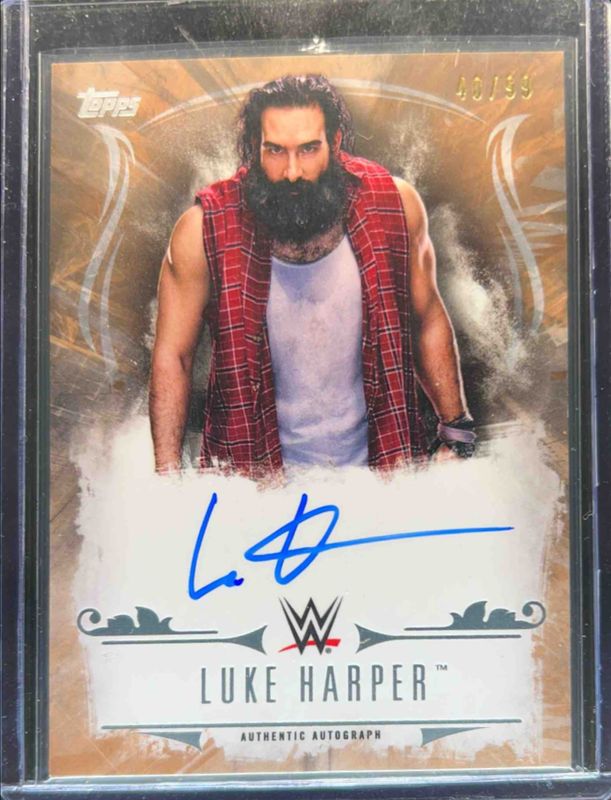 2016 Topps WWE Undisputed #UA-LH Autographs - Bronze /99