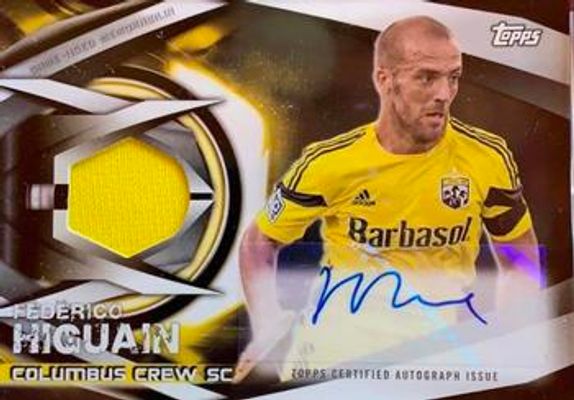 2015 Topps MLS #AR-FH Autographs Relics /75