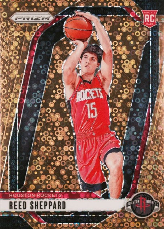 Reed Sheppard 2024 Prizm #268 Fast Break Bronze /20 Rookie RAW