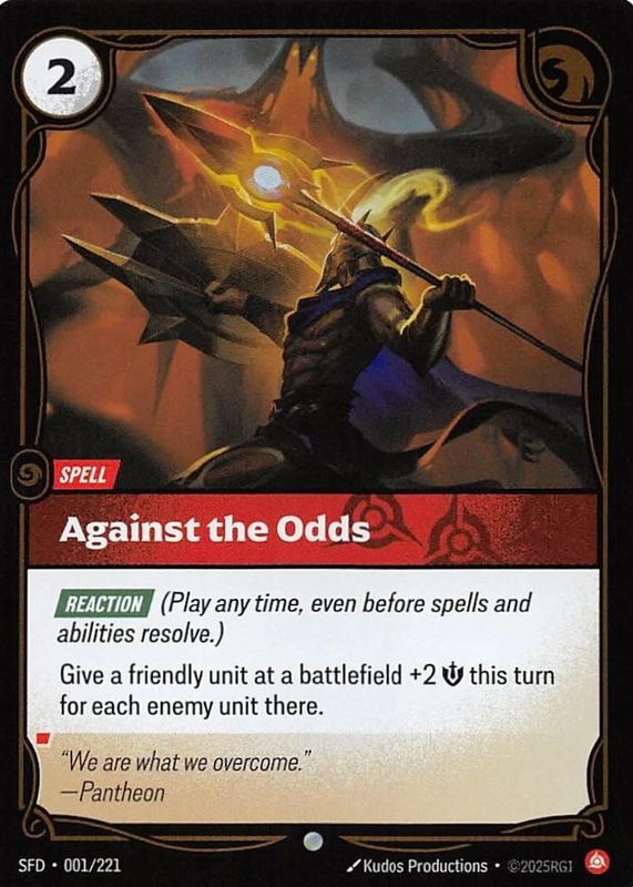 2026 Spiritforged #001/221 Foil