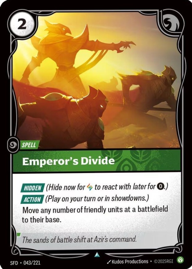 Emperor's Divide 2026 Spiritforged #043/221 Base Price Guide - Sports ...