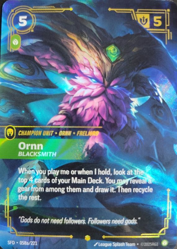 2026 Spiritforged #058a/221 Showcase (Alternate Art)