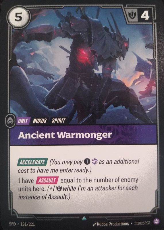 2026 Spiritforged #131/221 Foil