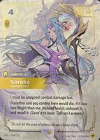 Soraka - Wanderer 2026 Spiritforged #239/221 Overnumber Showcase