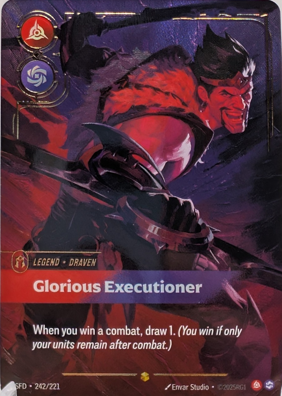 Draven - Glorious Executioner Riftbound Cards Price Guide - Sports