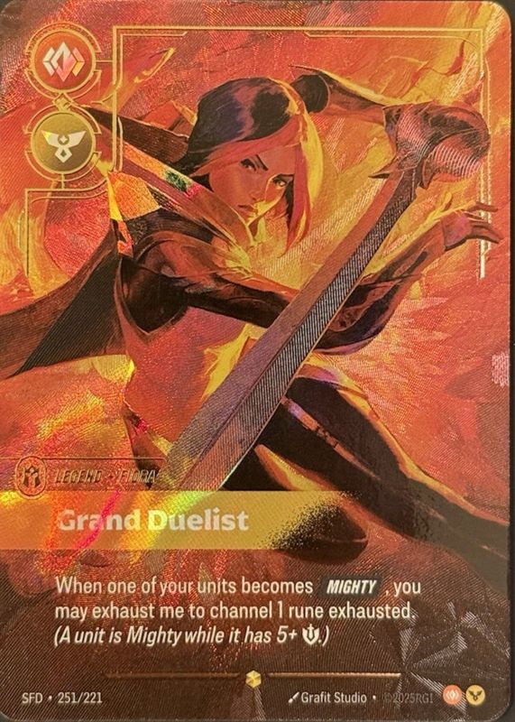 Fiora - Grand Duelist 2026 Spiritforged #251/221 Overnumber Showcase Price  Guide - Sports Card Investor