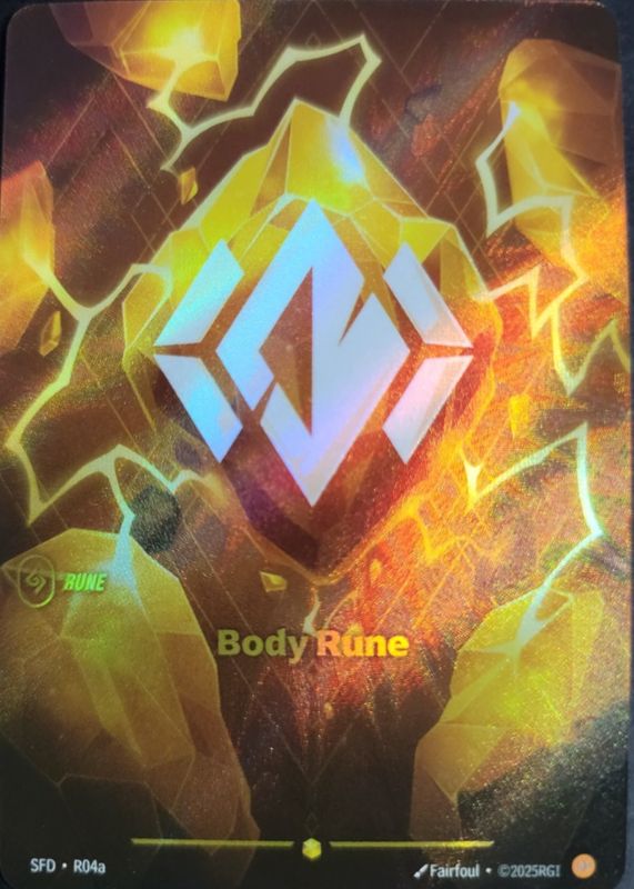 Body Rune 2026 Spiritforged #R04a Showcase (Alternate Art) Price Guide ...