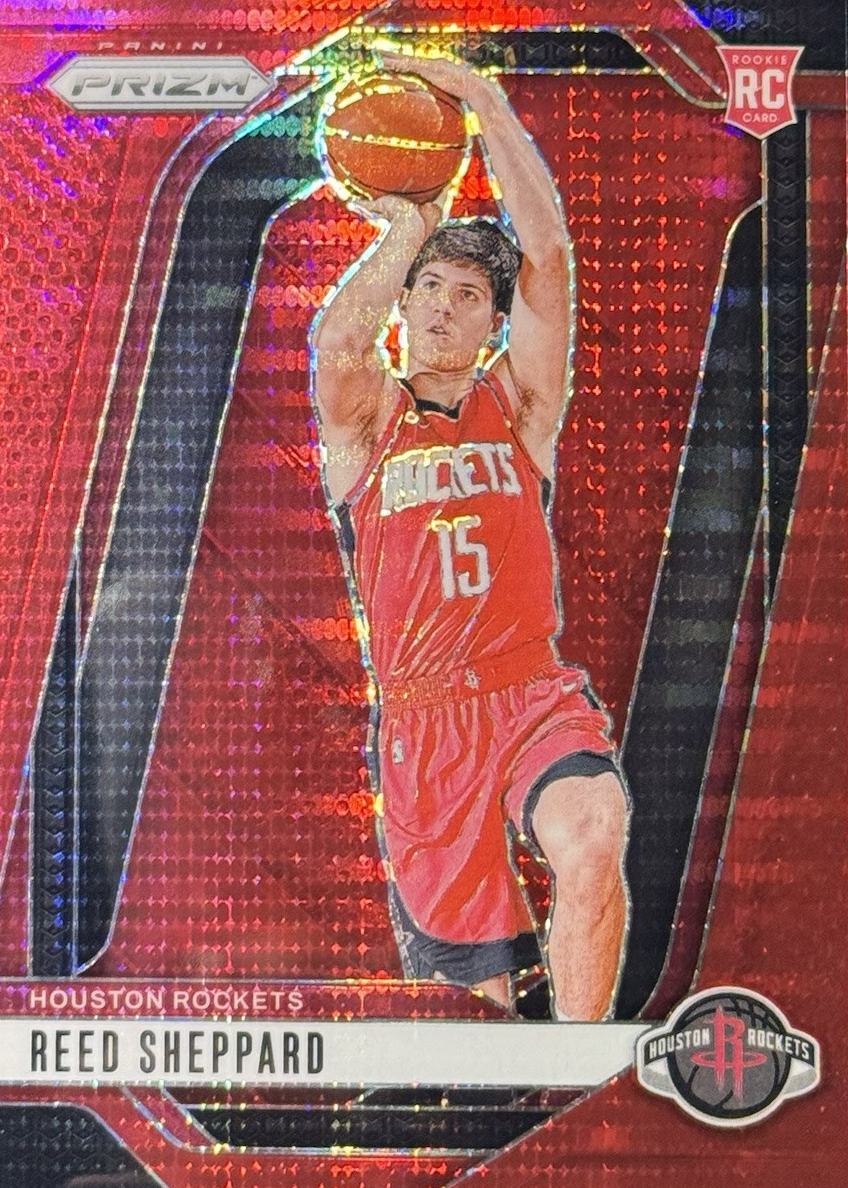 Reed Sheppard 2024 Prizm #268 Red Pulsar /75 Price Guide