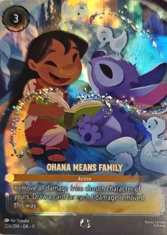 Ohana Means Family Disney Lorcana Cards Price Guide - Sports Card
