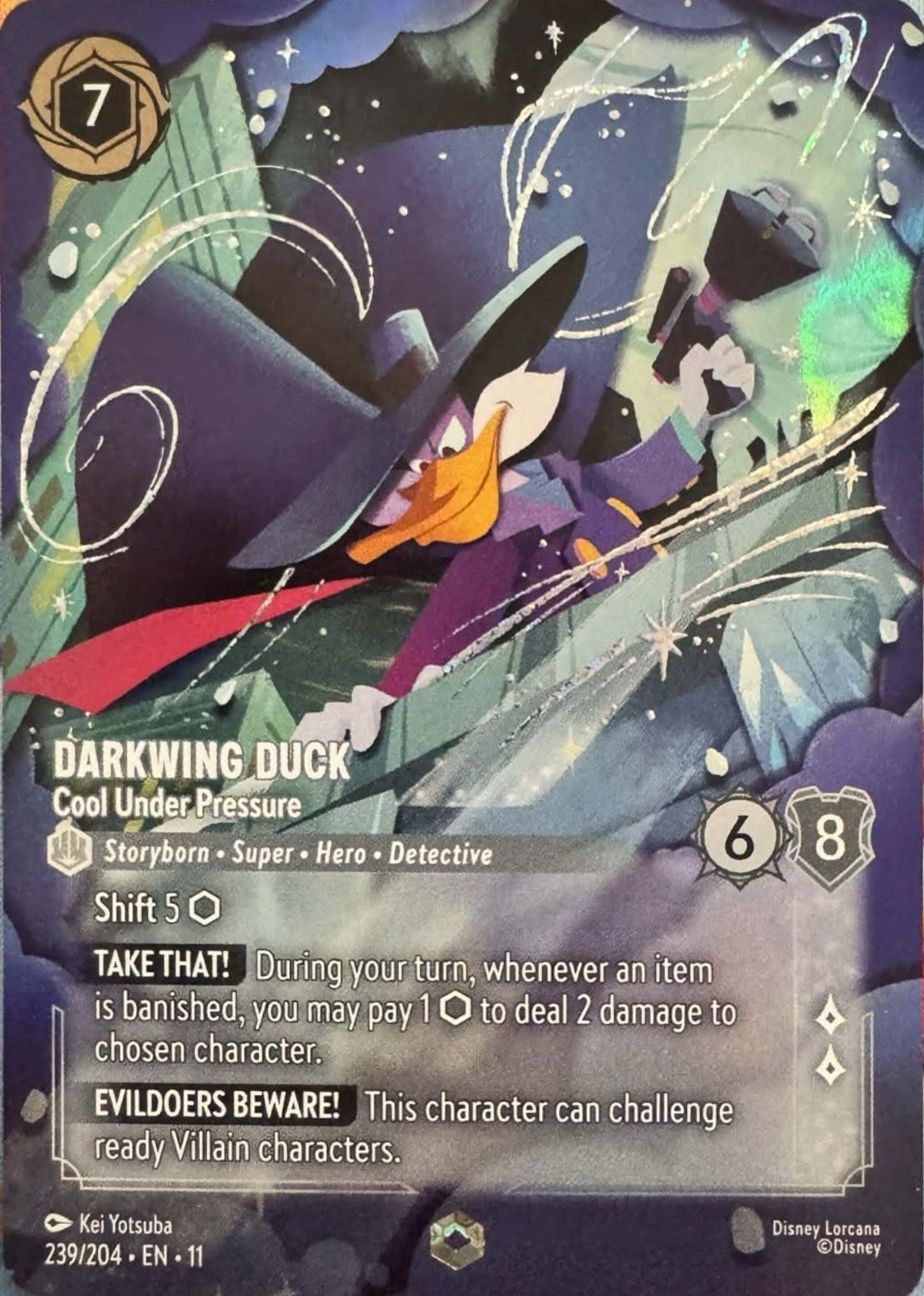 Darkwing Duck - Cool Under Pressure 2026 Winterspell #239/204 Enchanted  (Alternate Art) Price Guide - Sports Card Investor
