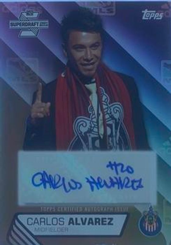 2013 Topps MLS #SDA-CA Super Draft Autographs Gold /25