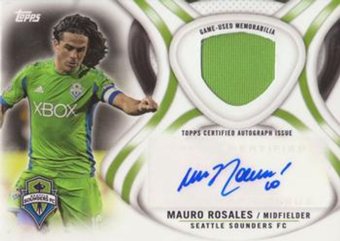 2013 Topps MLS #AR-MR Relic Autographs