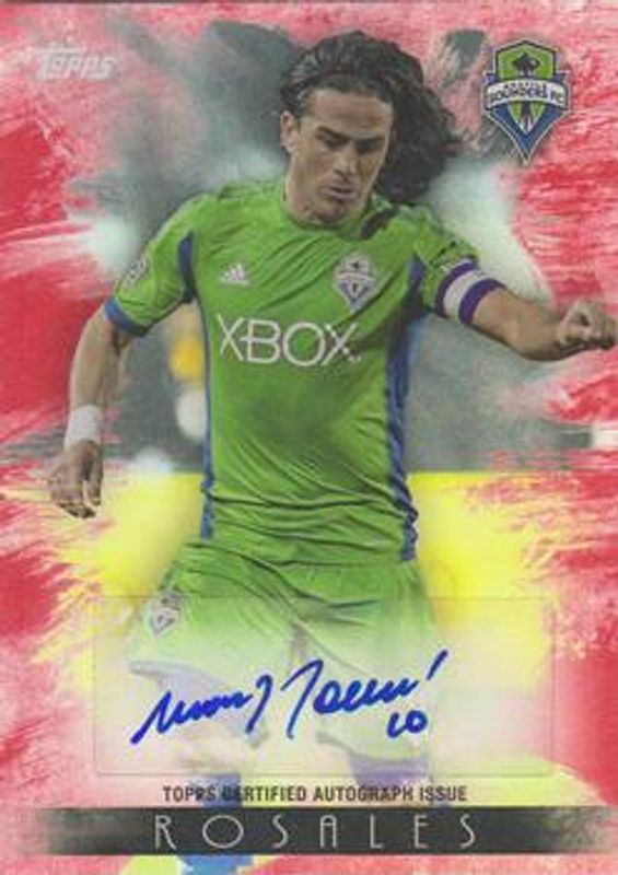 2013 Topps MLS #MA-MR Maestros Autographs Red /10