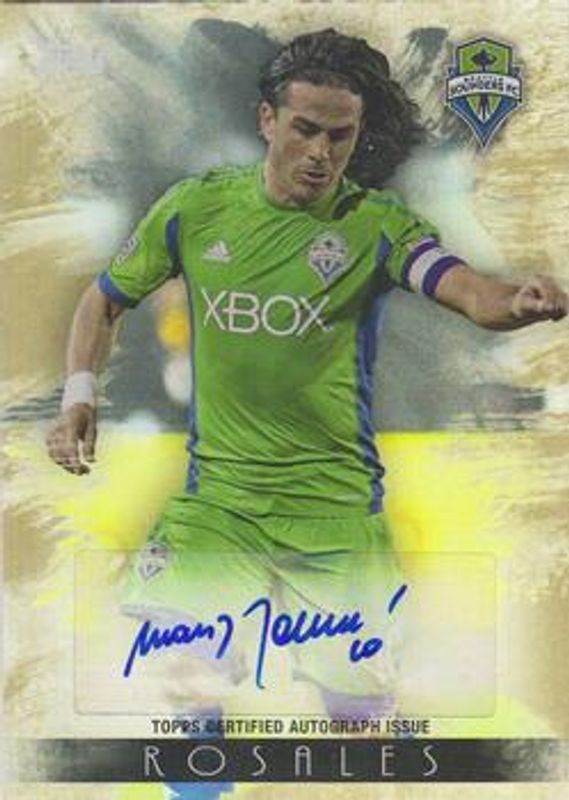 2013 Topps MLS #MA-MR Maestros Autographs Gold /25
