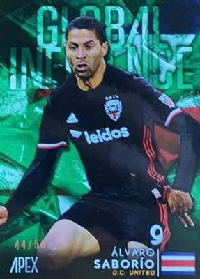 2016 Topps Apex MLS #GI-AS Global Influence Green /50