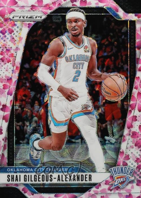Shai Gilgeous-Alexander 2024 Prizm #113 Choice Cherry Blossom /20