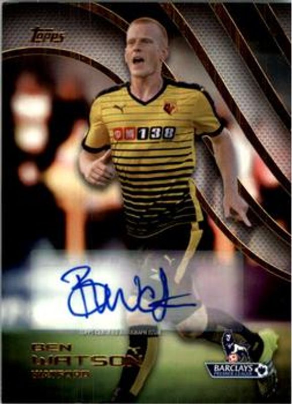 2015 Topps Premier Gold #PA-BW Premier Autographs