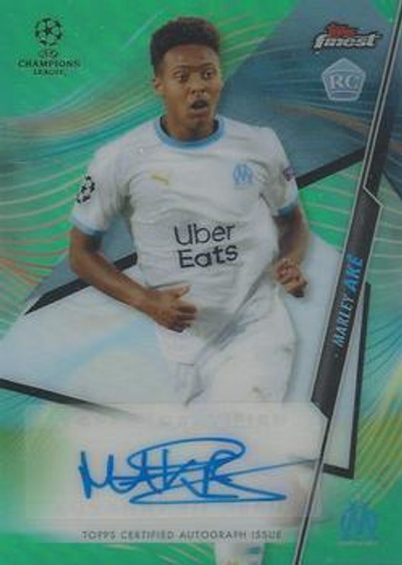 2020 Topps Finest UEFA Champions League #FA-MA Autographs - Neon Green Refractor /99