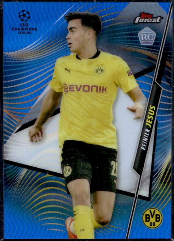 2020 Topps Finest UEFA Champions League #89 Blue Refractor /150