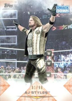 2020 Topps WWE Undisputed #25 Orange /99