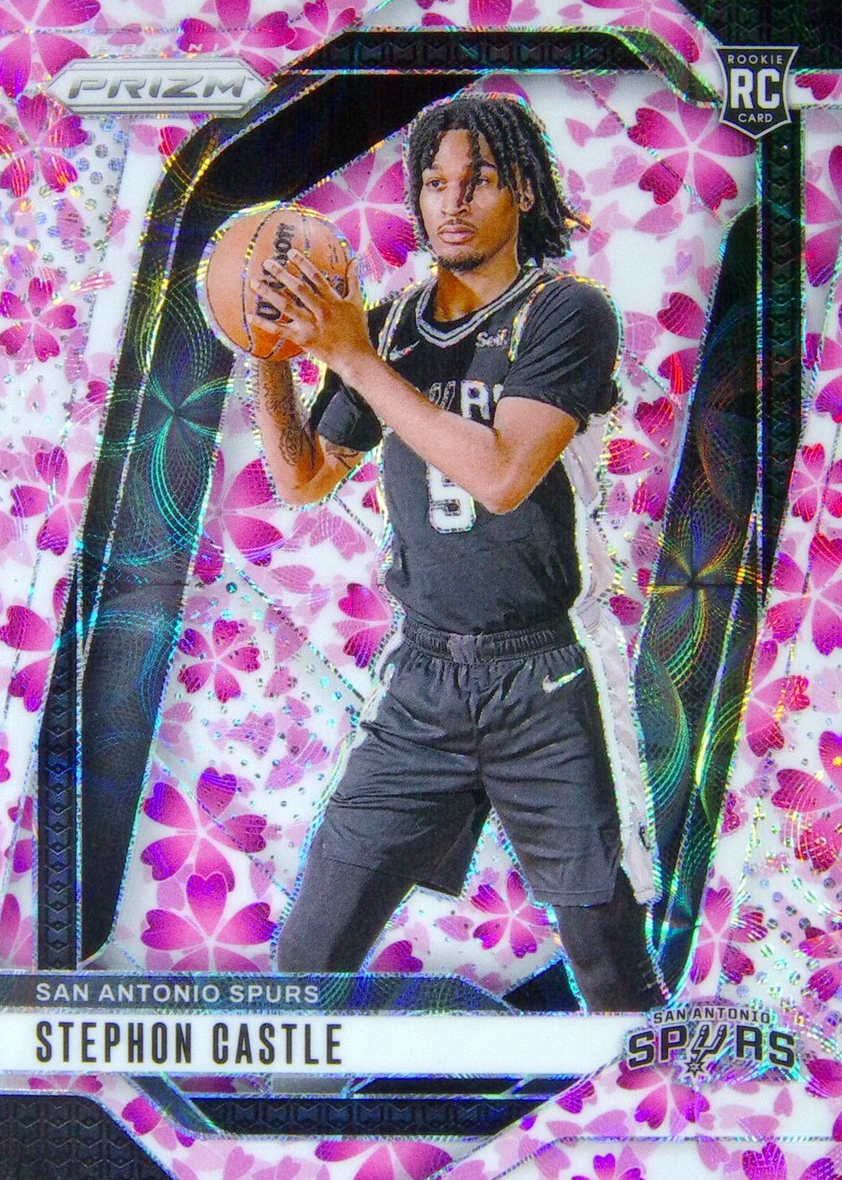 Stephon Castle 2024 Prizm #234 Choice Cherry Blossom /20 Price