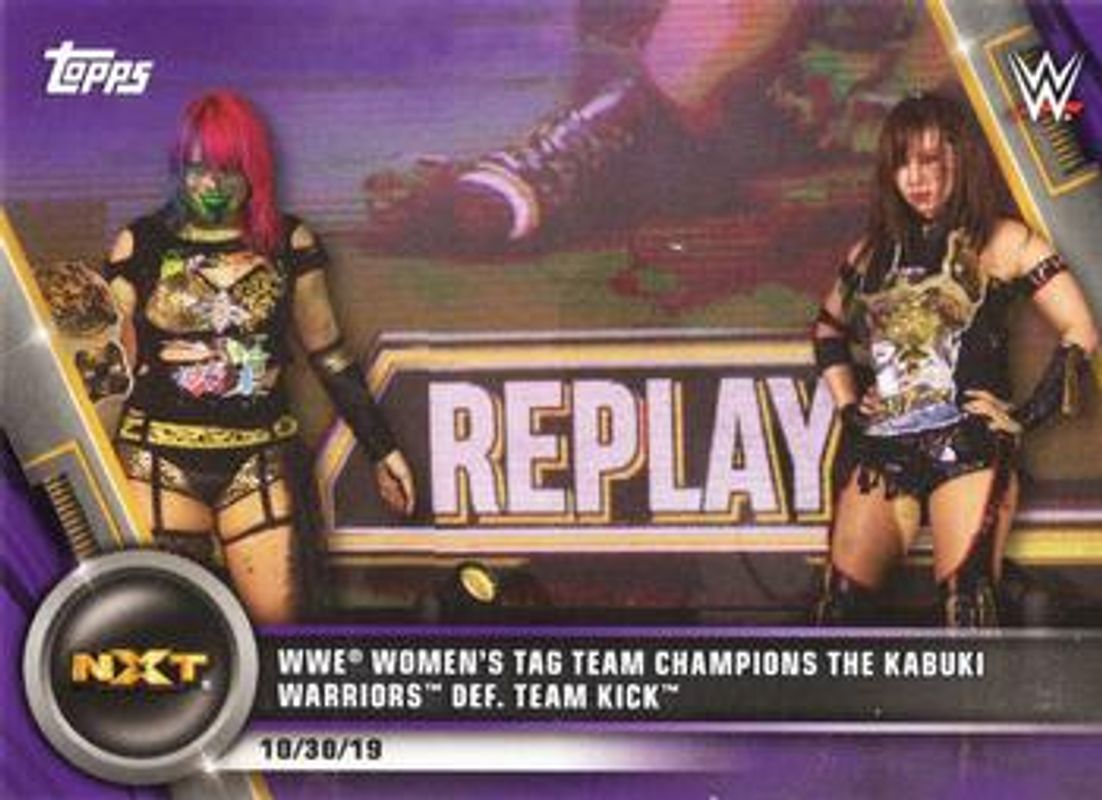 2020 Topps WWE Women's Division #100 Purple /99