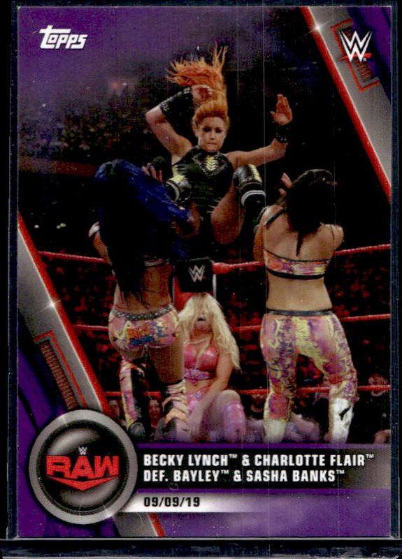 2020 Topps WWE Women's Division #79 Purple /99