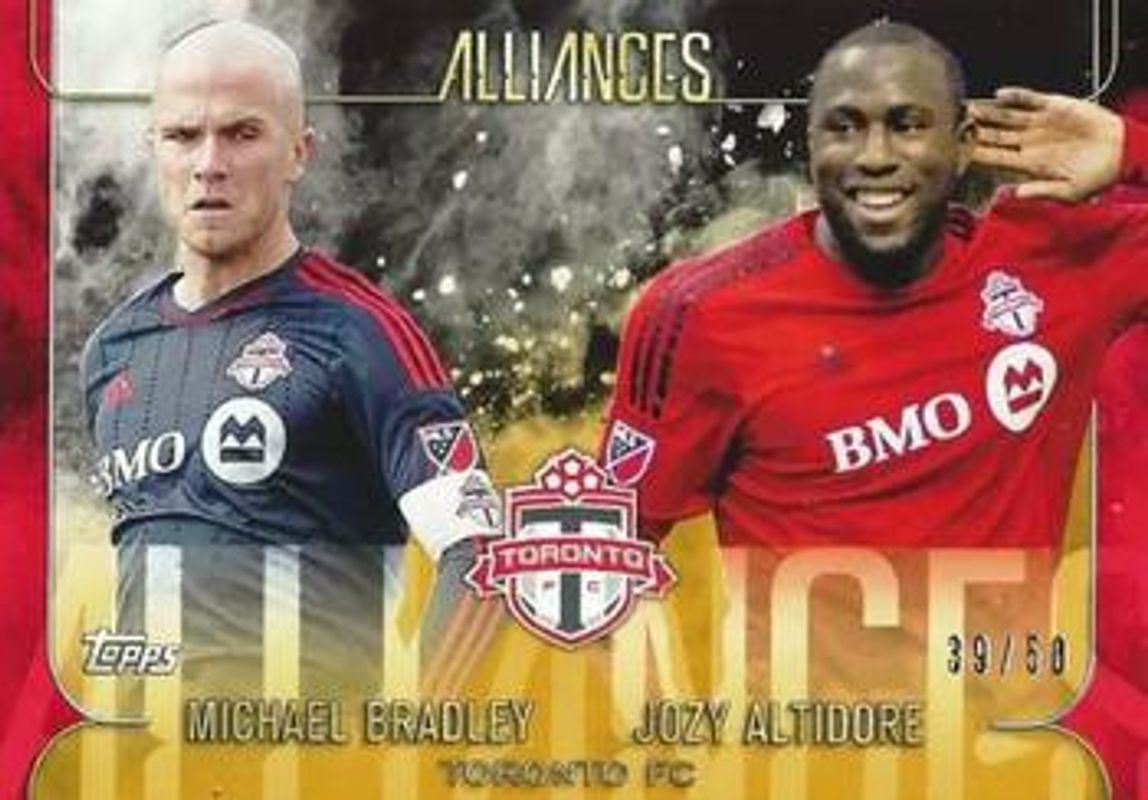 2015 Topps Apex MLS #A-2 Alliances Gold /50