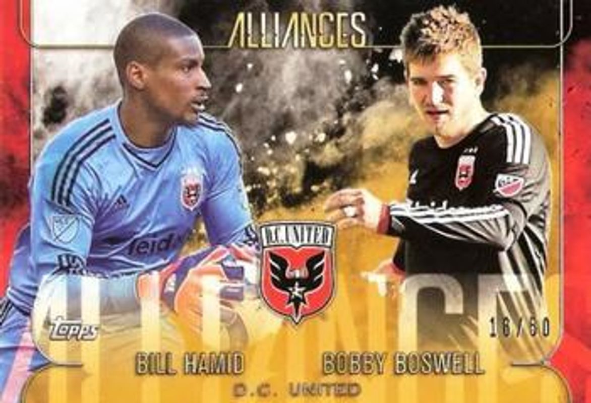 2015 Topps Apex MLS #A-10 Alliances Gold /50
