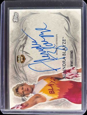 2015 Topps WWE Undisputed #UA-AB Autographs