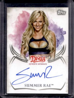 2015 Topps WWE Undisputed #UA-SRA Autographs