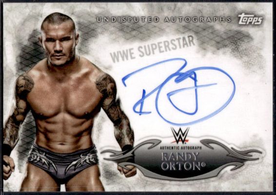 2015 Topps WWE Undisputed #UA-RO Autographs