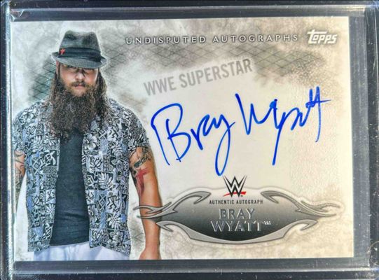 2015 Topps WWE Undisputed #UA-BW Autographs
