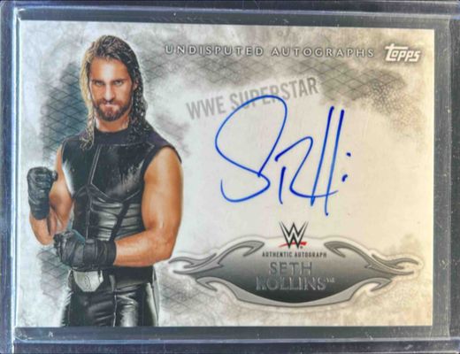 2015 Topps WWE Undisputed #UA-SR Autographs