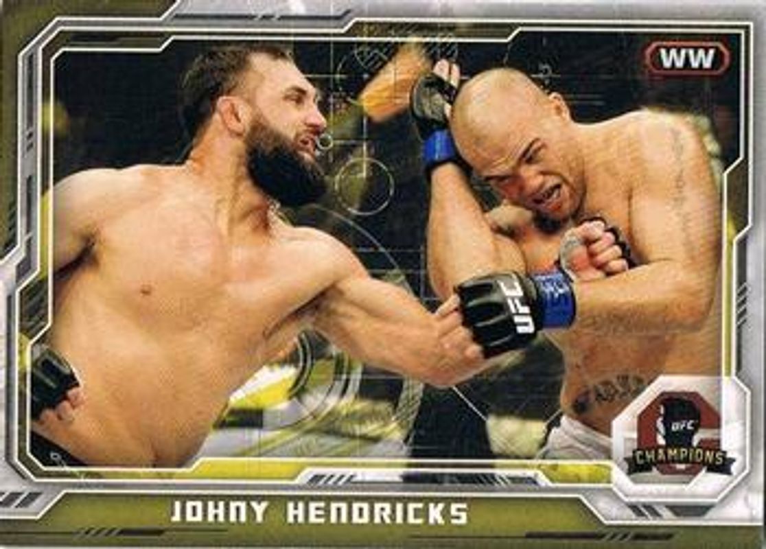 2014 Topps UFC Champions #93 Gold Champions Predictor /25
